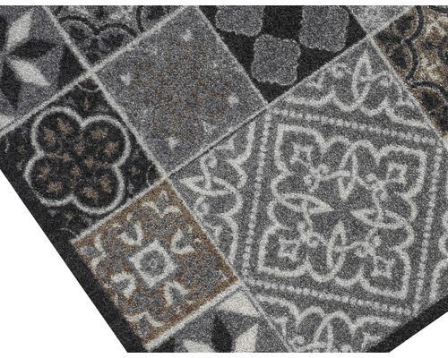 Covoraș de intrare cu model patchwork