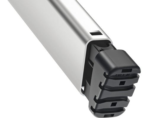 Profil din aluminiu cu capăt negru