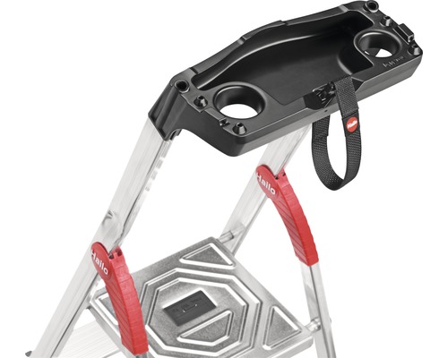 Scară tip taburet cu tavă de depozitare