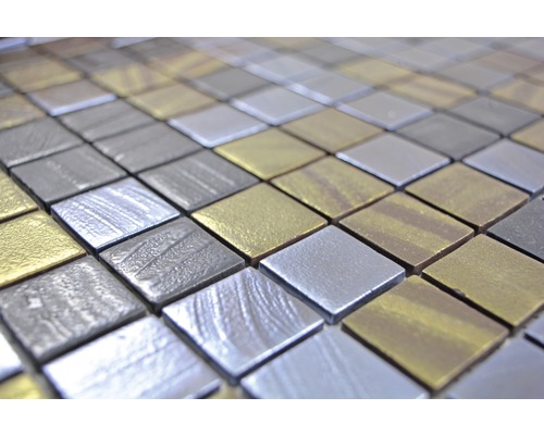 Plăci de mozaic pătrate din metal