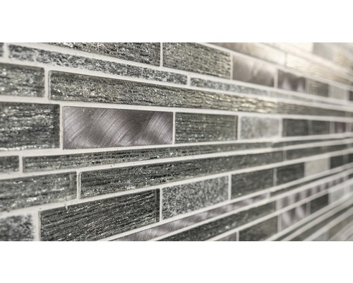 Prim-plan cu plăci de mozaic pentru placarea pereților