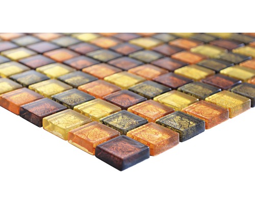 Plăci de mozaic din sticlă în formă pătrată