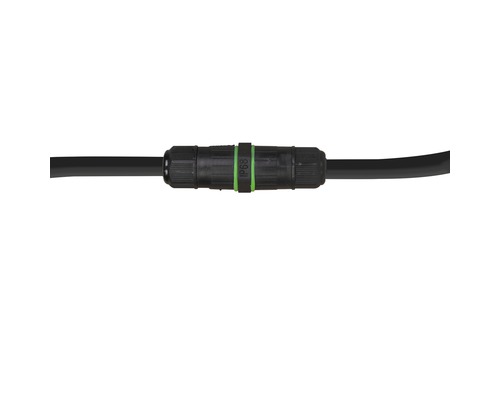 Conector cablu negru cu grad de protecție IP68