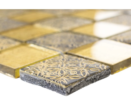 Placă mozaic cu model floral