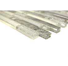 Mozaic sticlă XCM MV698 mix gri-argintiu 29,8x30 cm