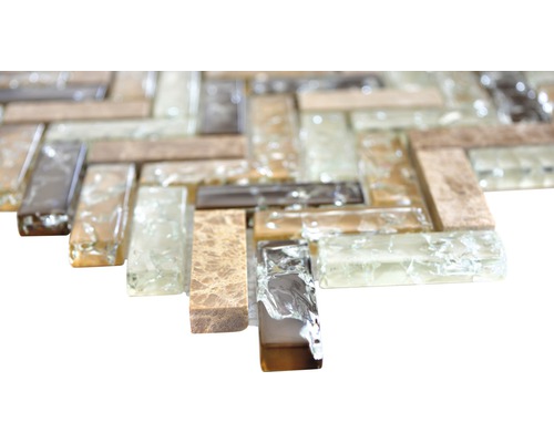 Mozaic din sticlă și piatră