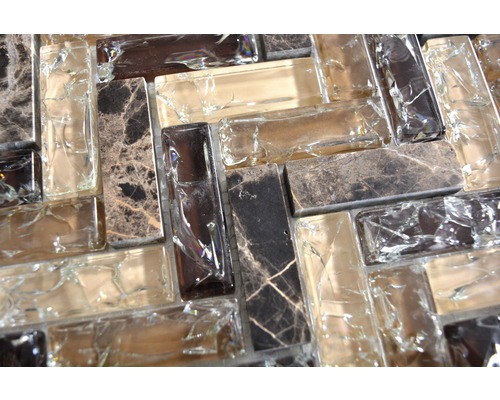 Plăci de mozaic din sticlă și marmură