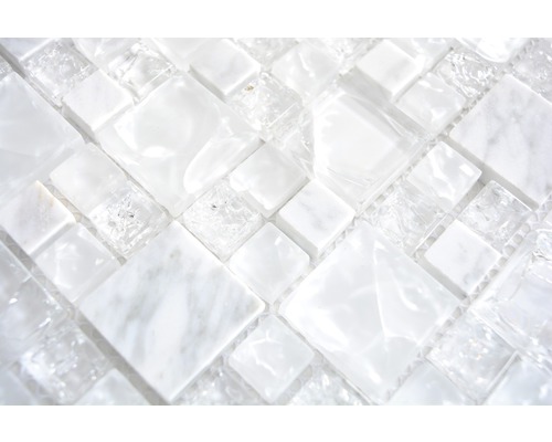 Plăci de mozaic din sticlă și marmură