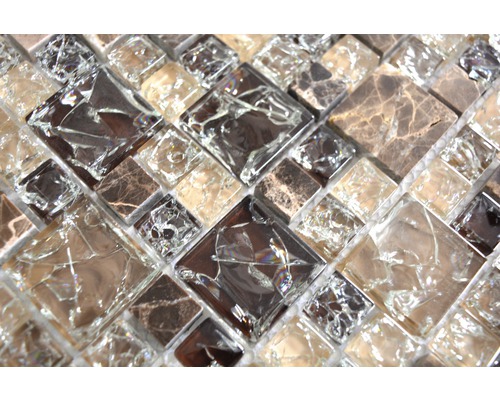 Plăci de mozaic din sticlă și marmură