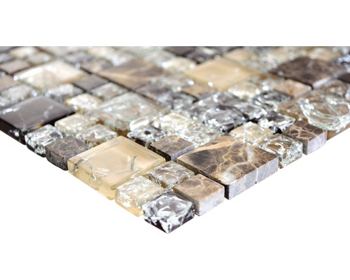 Plăci de mozaic din sticlă și marmură