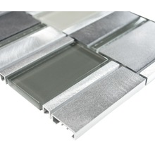 Mozaic din sticlă și aluminiu