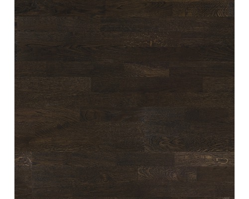 Podea din lemn închis la culoare, din panouri