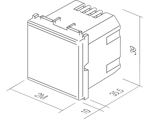 Ilustrație a unui dispozitiv cu dimensiuni