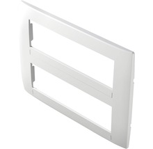 Ramă aparataje TEM Soft 2x7 module, alb