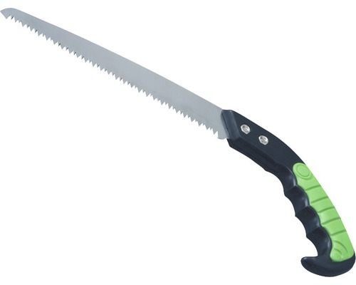 Fierăstrău de crengi cu mâner negru și verde