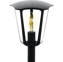 Lumină de exterior cu abajur transparent și bec