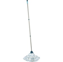 Mop cu mâner telescopic și cap de curățare