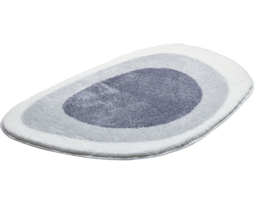Covoraș de baie oval cu design multicolor