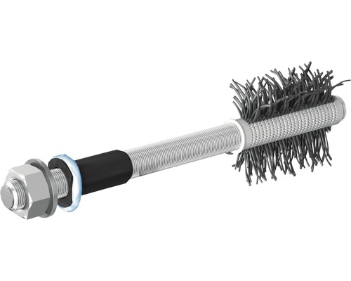Instrument de curățare cu perie, șurub, piuliță și etanșare