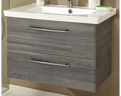 Dulap inferior de lavoar cu două sertare și lavoar