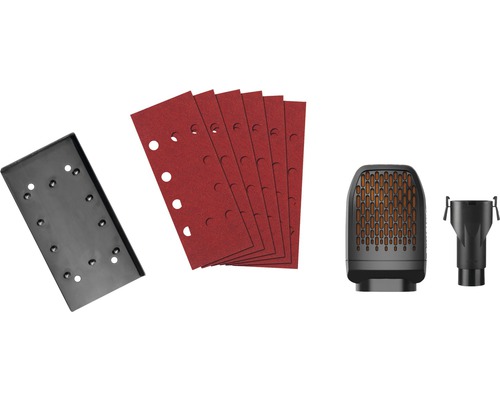 Accesorii pentru șlefuitoare delta: disc de șlefuire, șmirghel și aspirator de praf