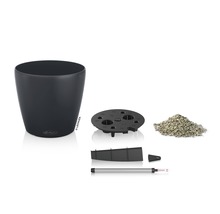 Ghiveci de flori cu sistem de irigare și accesorii