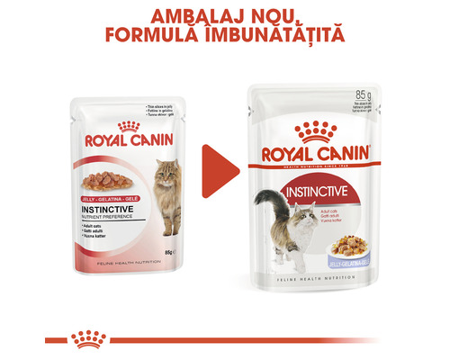 Royal Canin hrană pentru pisici Instinctive în jeleu, ambalaj nou