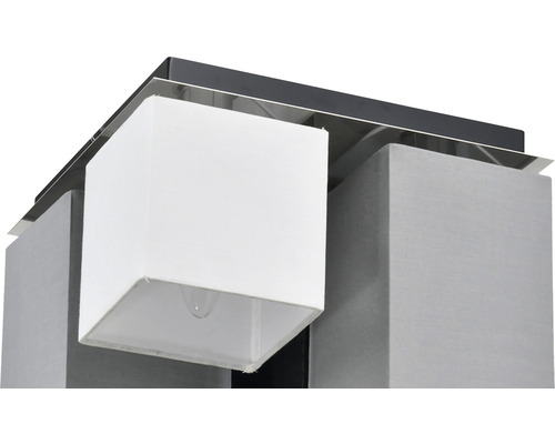 Lumină de plafon cu mai multe lămpi și abajururi din material textil