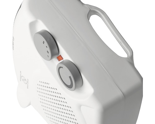 Imagine detaliată cu un radiator electric cu butoane rotative