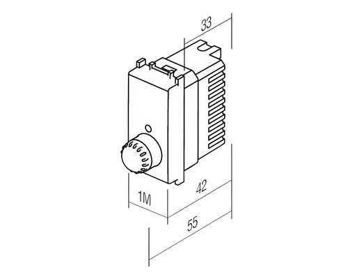 Desen tehnic al unui variator cu dimensiuni