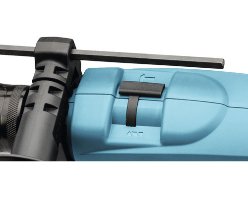 Vizualizare detaliată a unui ciocan rotopercutor cu comutator