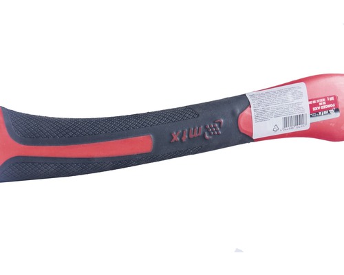 Detalii ale mânerului toporului cu logo-ul MTX