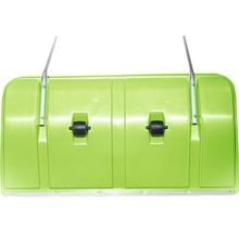 Lopată de zăpadă verde cu mâner