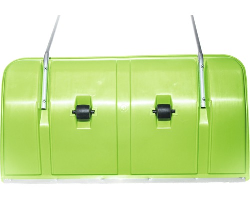 Lopată de zăpadă verde cu mâner