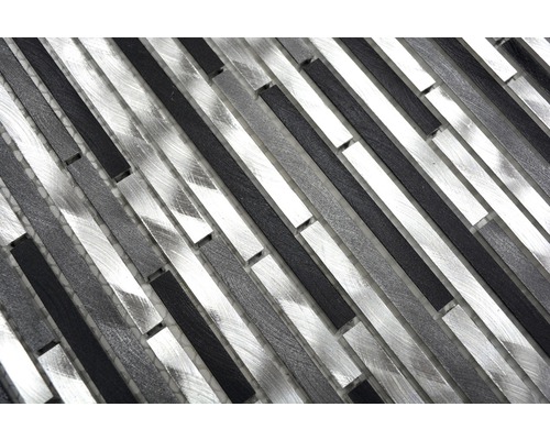 Plăci de mozaic din metal, cu aspect de fâșii