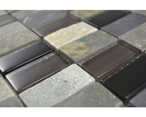 Plăci de mozaic din piatră și sticlă