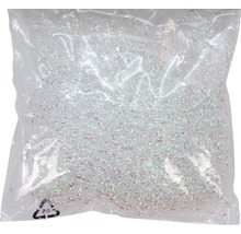 O pungă cu material decorativ strălucitor