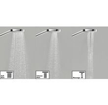Set duș hansgrohe Croma Select E Vario, pară duș 3 funcții, bară perete 65 cm, furtun duș 160 cm, alb/crom-thumb-2