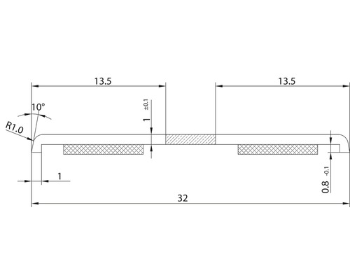Desen tehnic cu dimensiuni
