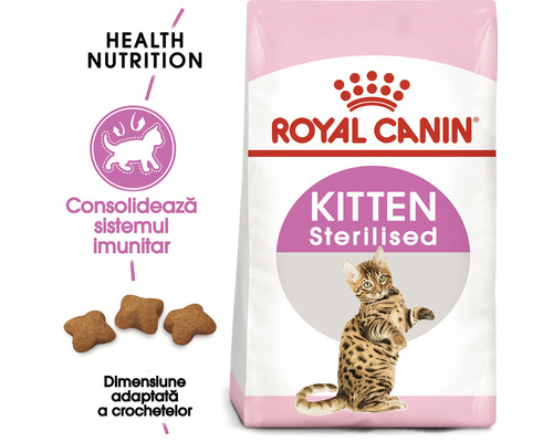 Pachet hrana pentru pisici Royal Canin Kitten Sterilised