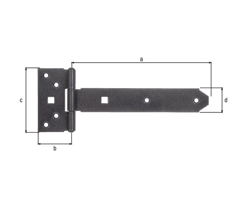Balamaua T cu dimensiuni indicate