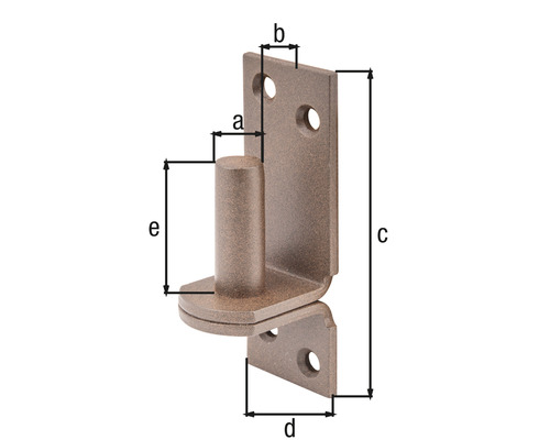 Balamă metalică de ușă cu dimensiuni