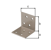 Conector unghiular cu orificii de găurire pentru conectarea pieselor de lucru