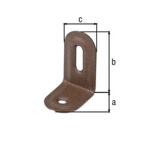 Conector unghiular cu dimensiuni