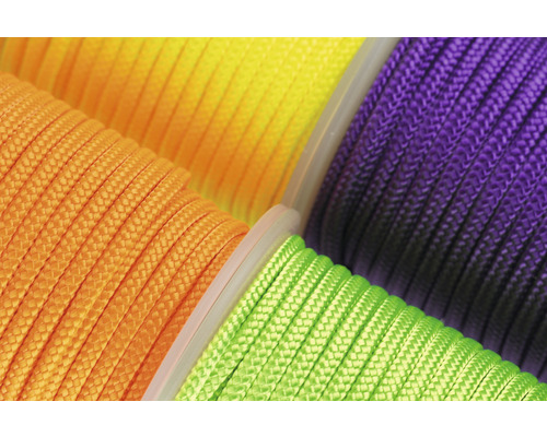 Rame de paracord multicolore în detaliu