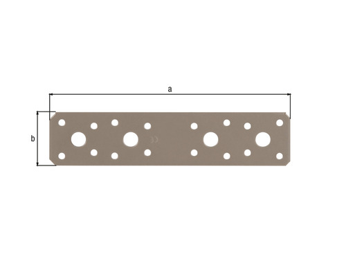 Placă de conectare cu găuri și dimensiunile a și b