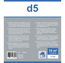 Folie de acoperire HDPE transparentă 4x2,5 m