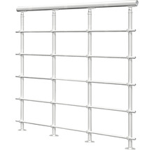 Balustradă metalică cu bare orizontale
