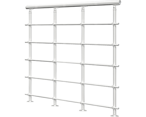 Balustradă metalică cu bare orizontale