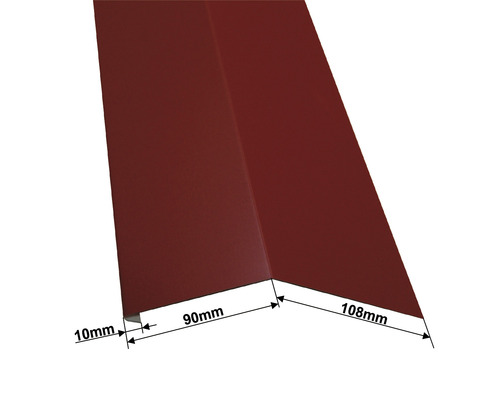 Protecție unghiulară cu dimensiunile 10 mm, 90 mm și 108 mm